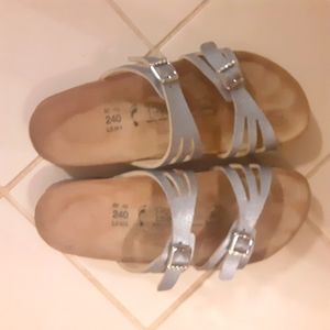 Birkenstock, Style: Granada. Color: Mineral Gray. American Size 8.